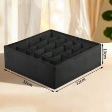 1 szt. Biały organizer na bieliznę, skarpetki, szuflada, 1 sztuka, dozownik, organizer na bieliznę, 20 przegródek, organizer na szufladę z tkaniny, pudełko do przechowywania skarpetek, bielizny, chusteczek, krawatów, dekoracji