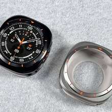 1 pièce Étui robuste compatible avec Samsung Galaxy Watch Ultra (2025/2024) 47mm avec couvercle arrière, pare-chocs en métal ultra fin et coque de protection antichoc pour Galaxy Watch 7/8 Ultra - Multicolore - Voir 4