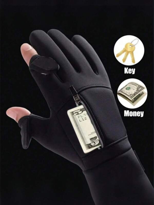 Luvas de inverno unissex, luvas com tela sensível ao toque para homens e mulheres, luvas esportivas para clima frio para pesca, corrida, ciclismo, direção, caminhada, luvas de trabalho quentes e à prova de vento