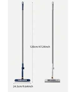 2-In-1 Window Washing Kit, Long Handle Professional Glass Washing Brush And Window Squeegee,Window Washing Equipment With Bendable Head For Indoor/Outdoor Window And Car Glass