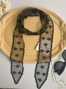 Różnorodność eleganckich koronkowych ozdób w talii, modny, uniwersalny długi szalik w talii, może być używany jako szalik lub pas w talii, odpowiedni na różne okazje