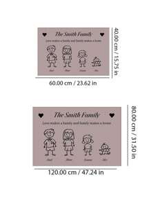 1 件定制卡通人物名字文字防滑毛毡地垫，创意趣味个性化纺织家居地毯 - 多色1DD - 查看 3