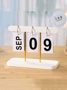 Nordic Minimalist And Creative Page Turning Calendar, Desk Calendar Decoration, Home Living Room Dining Table, Coffee Table, Office Desk Decoration Best Gifts Birthday Graduation