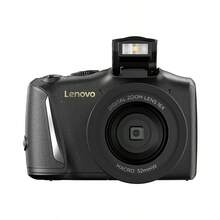 Lenovo 联想 C35 5K 64MP 数码相机，配备 16 倍变焦、3 英寸屏幕、专业传感器、自动对焦和防抖、8 种可选拍摄场景、用于直播的紧凑型旅行相机、初学者 - 包括 64GB TF 卡和配件、初学者摄影 | 时尚白色相机 | 可调设置、用于视频博客的相机 - 黑色 - 查看 9