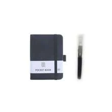1 pezzo Taccuino tascabile minimalista di moda, formato A7/A6/A5, in morbida pelle di pecora, texture fine, pagine in carta spessa, resistente all'acqua e agli urti, design a quadri con protezione della privacy, con portapenne, taccuino semplice per studenti, taccuino tascabile portatile, diario pianificatore per studenti