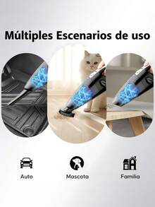 Cordless Handheld Vacuum Cleaner For Car And Home - 黑色 - 查看 6