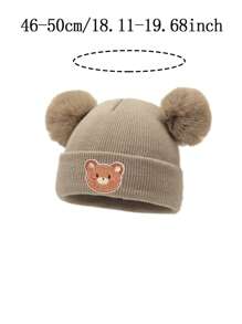 针织新生儿帽子儿童无檐小帽女童男童婴幼儿配饰儿童帽子弹力0-3岁幼儿女孩男孩帽子 - 彩色 - 查看 10