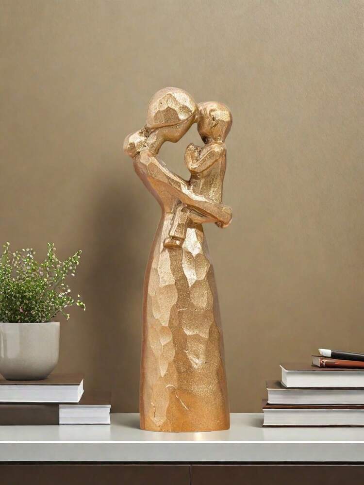 Estátua de resina representando uma menina abraçada à mãe, expressando o profundo laço emocional entre mãe e filha. Esta peça decorativa em resina é uma escolha ideal para decoração de casa por pessoas criativas, adequada para exibição em mesas, presente para estudantes, amigos e familiares, bem como para aniversários. Também pode ser usada para decoração de quartos, decoração de casa, decoração de aniversários, decoração de cozinhas, decoração de casamentos, decoração de quartos, decoração de salas de estar, como presente, decoração de festas e decoração de jardins. - Multicolorido - Ver 8