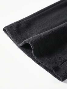 1 pezzo Pantaloni termici da uomo, pantaloni da casa con isolamento termico, pantaloni casual con vita elastica
