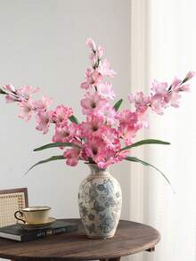 1pc New Calla Lily Artificial Flower, Vintage Silk Flower Decor For Dining Table, Living Room, Indoor - Multicolor - View 8