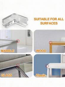 50/20/10/8/6/5/3/1 件角保护装置，硅胶垫，适用于桌子、椅子和床的家具保护装置 - 透明设计，适合作为圣诞节、万圣节和感恩节的节日礼物，有助于防止受伤，无缝集成，提供保护