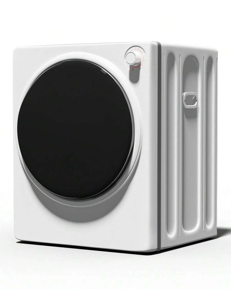 TABU 3.0 Cubic Feet ( 13 Lbs) Compact High Efficiency Electric Dryer,Multi-Mode Installation Dryer With Air Dry, Portable Dryer In White For Apartments/Bathrooms/Rv Camping, Easy Knob-Control Panel For Friendly-Use - US B Type Plug(110-127V) - View 1
