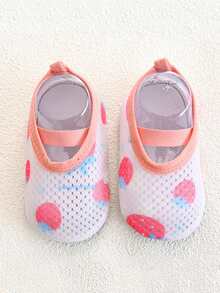 1双0-3岁婴儿童男孩女孩卡通游泳水鞋赤脚袜动物水果图案防滑鞋游泳钓鱼鞋适用于泳池沙滩冲浪鞋 - 彩色 - 查看 8