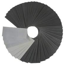 36 PCS Sand Paper, Wet Dry Sand Paper Variety Pack Sandpaper 12 Grits Assorted Wood Metal Sanding, 120/150/180/240/320/400/600/800/1000/1500/2500/Grit - 1 - View 2