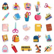 50 miếng dán sáng tạo cho sổ tay, sổ kế hoạch, bình nước, bàn làm việc, tường, trang trí lớp học, miếng dán trang trí tự dính thích hợp cho ngày lễ, đồ dùng học tập, quà tặng - Nhiều màu - Xem 8