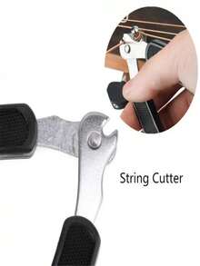 1pc Guitar String Winder, String Peg Puller & String Cutter 3-In-1 Guitar Restringing Tool, Instrument Accessories - Multicolor - View 10