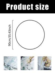 1件装圣诞树裙，直径60/90厘米可选，图案包括姜饼人、圣诞老人和雪人，适用于圣诞树、圣诞花环和侏儒主题装饰，可用于圣诞树装饰、圣诞家居装饰、房间装饰、冬季圣诞装饰、家居圣诞礼物等。