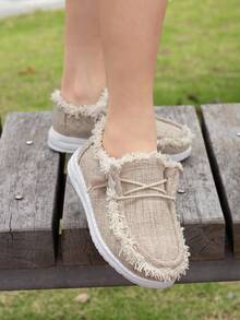 Children's Casual Versatile Flat Loafers, Suitable For All Seasons - Camel - View 4