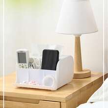 1 Packung Taschentuchbox - Multifunktionale Taschentuchbox-Halterung mit Stationery-Fernbedienungsbox - Eleganter und stilvoller Servietten-Halter für Zuhause, Papierhalter für den Schreibtisch, Aufbewahrungsorganizer, Servietten-Halter, für Familienfeste, Zuhause, Küche, Esszimmer, Dekorationsbox, Geschenk für Frauen, Must-Have für Sommerreisen und Feiertage