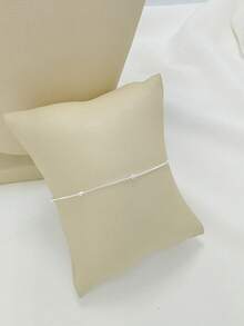 Women's 18k Gold And 925 Silver Plated Ball Necklace And Bracelet - 銀色 - 查看 8