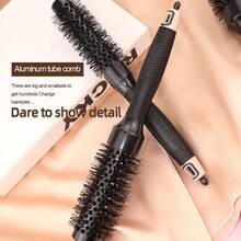 Gute Unisex Round Hair Brush For Curling (Inner Bounce/Waves/Bob) - Black ABS+Rubber+Nylon Anti-Static Hair Brush For Salon/Home Use, Back To School, Travel Holiday Essentials, Hair Accessories Brushes, Edge Brush Hair Comb, Comb Hair, Detangling Brush, Ball Brush, Mini Hair Brush Set, Wooden Comb, Hair Brush, Comb, Slick Back Brush, Hairbrush, Edge Brush Hair Brush, Detangling Brushes, Hair Tools, Hair Stuff, Hair Care, Curly Hair Brush, Barber, Hairdressing Equipment, Hairstyle, Hairdressing,Hair Brush,Slick Back Brush,Styling Brush,Curly Hair Brush,Edge Brush,Hair Comb,Brush Hair,Hair Brush Set,Comb Hair,Comb For Curls,Detangling Brush,Hair Brush For Women,Hair,Travel,Hair Products,Hair Tools,Hair Stuff,Barber,Barber Accessories,Barbershop,Hairdressing Equipment