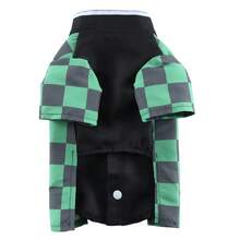 Japanese Anime Kimono Pet Halloween Cosplay Costume For Small/Medium Cats & Dogs Halloween Halloween Costumes - Green - View 4