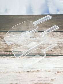 Mini Transparent Plastic Kitchen Spoon, Multifunctional Small Ice Cream Spoon, Suitable For Wedding, Candy, Dessert, Buffet, Ice Cream, Protein Powder, Coffee, Tea And Other Occasions - Clear - View 3