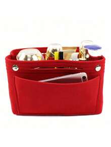 多功能女士化妆包、旅行钱包、化妆品收纳包、便携手提包 - 彩色 - 查看 5