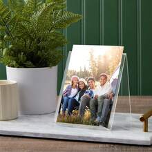 1pc Acrylic Bookshelf, Transparent Book Stand, Book Holder, Minimalist Creative Student Book Display Rack - Multicolor - View 4