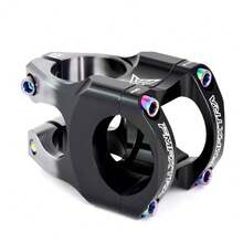 山地自行车空心车把支架，31.8*35mm高强度铝合金骑行车把支架，多角度可调立管提升骑行性能，防水防锈更耐用，做工精细，颜色鲜艳不褪色，适用于骑行配件、自行车配件，骑行爱好者的理想选择，馈赠亲友的完美礼物 - 彩色 - 查看 15