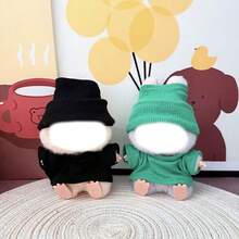 2pcs/Set LBB Generation 1 & 2 Macaron Graphic T-Shirt And Beanie Hat - Multicolor - View 4