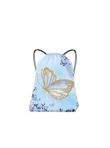 1 قطعة حقيبة سحاب بنمط فراشة جميلة، هذه الحقيبة الظهر مناسبة للاستخدام اليومي للبنات والأولاد والمراهقين، بما في ذلك الخروج والسفر والرياضة والسباحة والتنزه وغيرها من الرياضات الخارجية. مناسبة لمناسبات مختلفة مثل عيد الميلاد وعيد الشكر