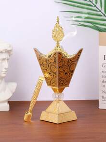 1 Peça/1 Conjunto Queimador de Incenso/Suporte de Incenso de Metal Simples e Elegante, Queimador de Incenso Quadrilátero de Metal, Design Requintado e Simples. Pode ser usado como um difusor de aromaterapia - para criar uma atmosfera elegante. Perfeito para escritórios (como peça central), espaços de ioga e locais de festa. Também ótimo como peça decorativa para decoração de casa ou acessórios de sala de estar.