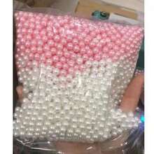 1 件带盖化妆刷架，防尘化妆刷收纳盒，简约塑料方形笔筒和化妆刷收纳桶，透明化妆品收纳，适用于卧室和家居必需品（无珍珠）