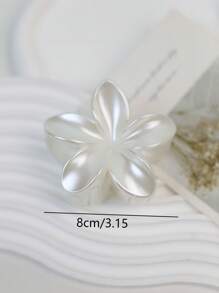 2 pièces Pinces à cheveux florales en acrylique grand modèle pour femmes, élégantes et chics, pour un chignon sur l'occiput, accessoire de cheveux décoratif à fleurs, polyvalent pour une utilisation quotidienne