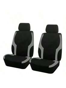 REMAX Car Seat Covers Set Polyester Fabric With Airbag Universal Fit  Auto Accessories For Women New Design