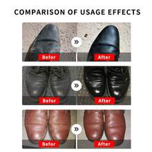 100ml Black Liquid Shoe Polish, Instant Shoe Shine, With Sponge Applicator, Suitable For Dress Shoes, Boots, Jackets