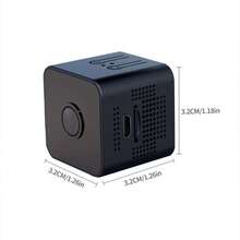 1 件高清 Wifi 家庭安全摄像头，无需安装，内置电池的迷你摄像头，夜视和运动检测，适用于家庭、办公室、宠物的便携式摄像头，入门级摄像头