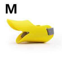1pc Soft Duck Bill Shaped Muzzle, Pet Anti-Bite Mouth Cover, Adjustable Strap, Best Choice For Preventing Barking, Biting And Chewing For Small To Medium Dogs - Multicolor - View 12
