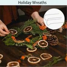 100 piezas de alfileres florales, alfileres en U florales de 1.7 pulgadas, alfileres pequeños para manualidades, plantas, helechos, para ramos de flores, espuma, coronas de paja, suministros para arreglos florales, proyectos de costura DIY