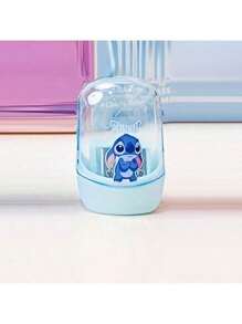 1 pièce, Taille-crayon Disney Stitch - Design de personnage mignon, matériau en plastique durable, 3 couleurs au choix (bleu/rose/transparent) - cadeau d'anniversaire préféré pour les écoles, les bureaux et les fans de Disney