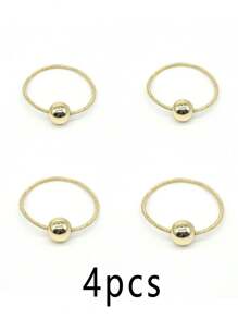 Ligas para el cabello elásticas con bolas de plata súper brillantes y doradas, scrunchies minimalistas de alta gama para coleta, scrunchies elegantes personalizados y simples, accesorios de cabello de alta elasticidad para el baño, accesorios para festivales, accesorios de otoño e invierno