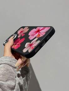 1 件复古花卉图案柔软硅胶手机壳，防刮，适用于苹果等手机，防水防震防摔