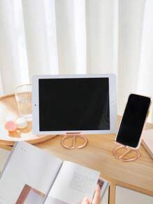1 Support de téléphone de bureau simple, support de téléphone en alliage de fer et de métal, convient pour le salon, la chambre à coucher, le bureau, l\"étude, etc.