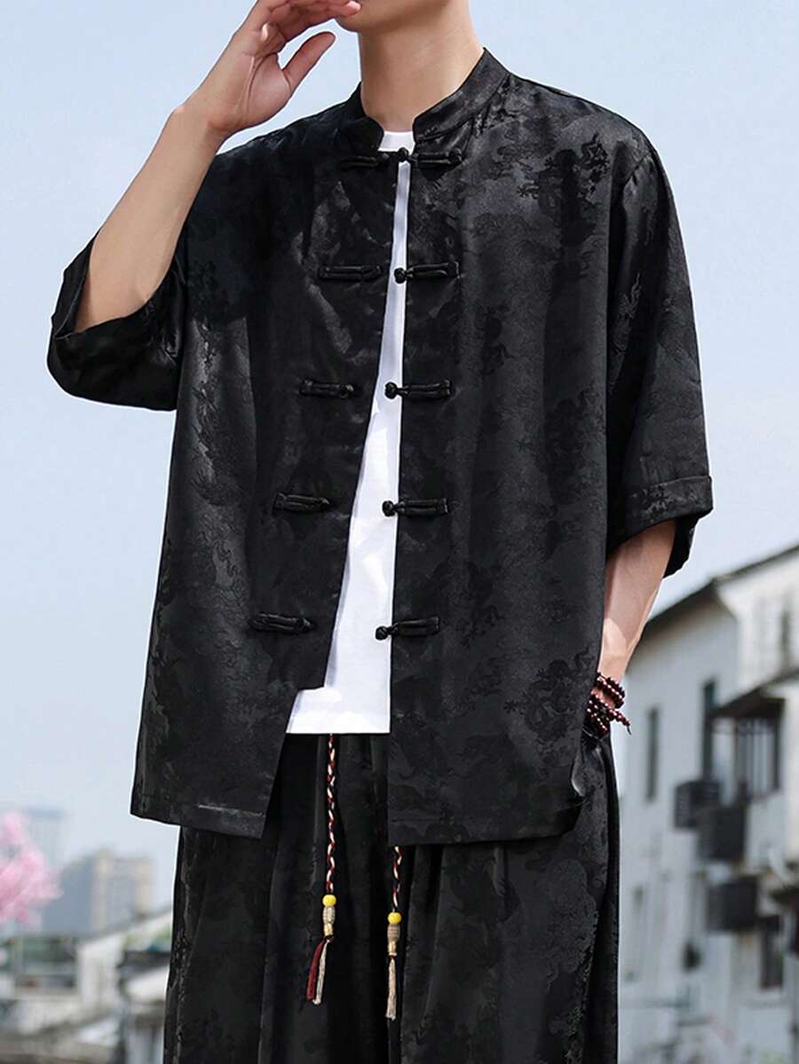 Men Shirts - màu đen - Xem 1