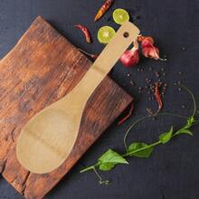 Cuchara de sopa de bambú - Marrón Chocolate - Ver 5