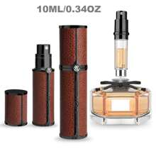 Travel Perfume Dispenser, Luxury Leather Bottom Filling Refillable Perfume Atomizer, Perfume Atomizer Bottle For Travel, Mini Cologne Sprayer, Portable Spray