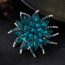 1pc - 7 Color Options Elegant Vintage Zinc Alloy Brooch, Suitable For Women's Daily, Party, DIY, Holiday Gift - XD7938 - View 5