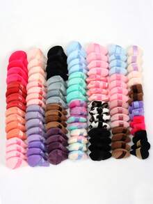 5/10/20/30/50/100 pièces Mini Houppette de poudre en velours, fabriquée en matériau de velours ultra doux, conçue pour le contouring, les yeux et les coins, convient à tous les types de peau. Accessoires cosmétiques, houppette de poudre, éponge de maquillage, prix abordable, peut être utilisée pour la décoration de la chambre, la coiffeuse, les voyages, la chambre à coucher et plus encore. Outils cosmétiques abordables, cadeau de Noël, cadeau pour elle - Multicolore - Voir 4