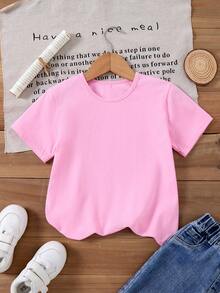 Kids' Cotton T - Shirt: 'Official FIRST GRADER' Graphic – Perfect For 1st Grade Students To Show Their Grade Identity - Pink - View 2